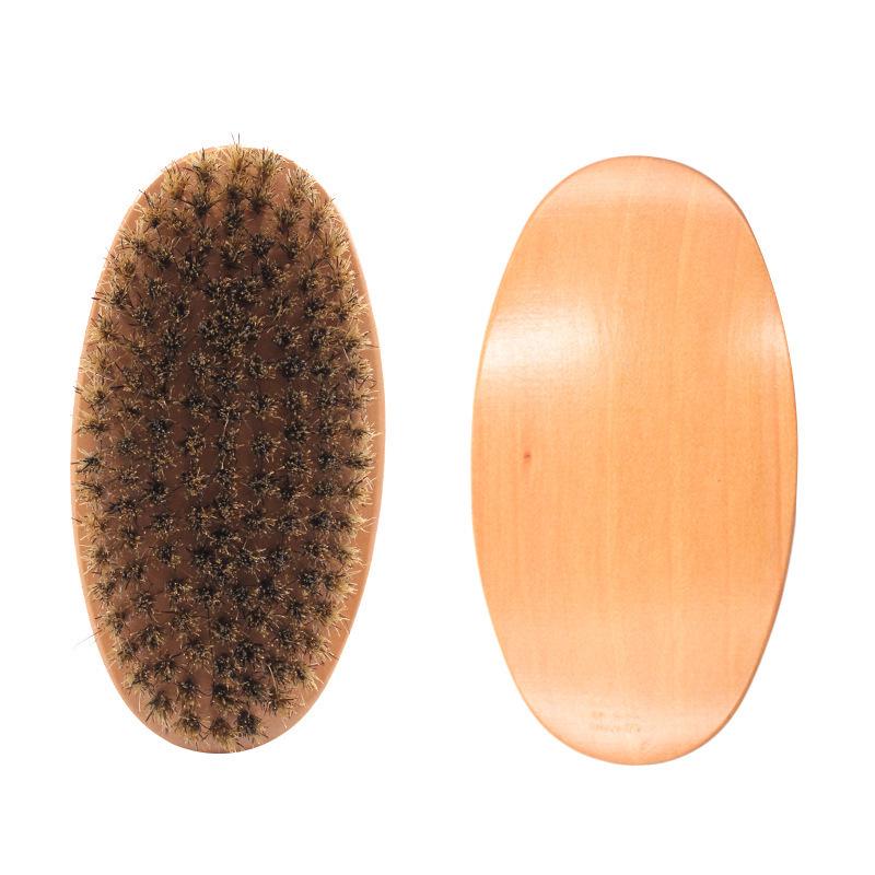 Men's Solid Wood Oil Head Hair & Beard Styling Brush