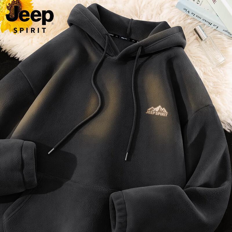 

Толстовка с капюшоном JEEP SPIRIT для мужчин с утолщенной флисовой подкладкой 2XL