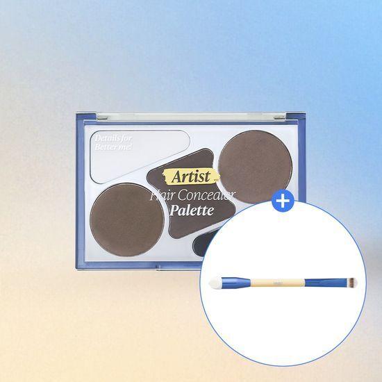 odiD Atiss Hair Concealer Palette 12.9g Special Set (+ Brush, Hair Pin Additional Component)