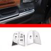 ABS Silver For Toyota Tundra 2014- Interior Modified Car Center Control Decorative Strip Sticker Car Accessories