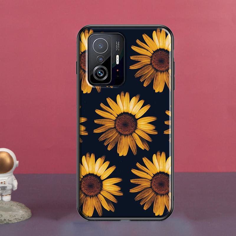 

Чехол с изображением подсолнуха для POCO X5 X3 F5 Pro X4 F4 GT M5s C40 F3 для Xiaomi 13 Lite 12 11T 12T Pro 12X Mi 12