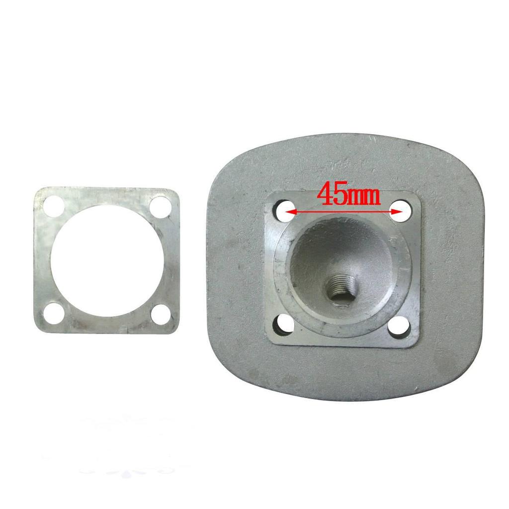 Cylinder Head &Spark Plug For 66cc 80cc 2 Stroke Motorized Bicycle Engine