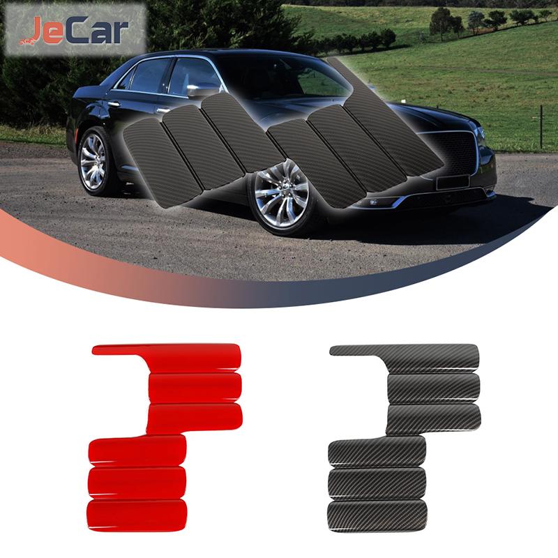 

JeCar ABS украшение капота двигателя крышка отделка наклейка аксессуары для Chrysler 300/300C 2015 Up автомобиля