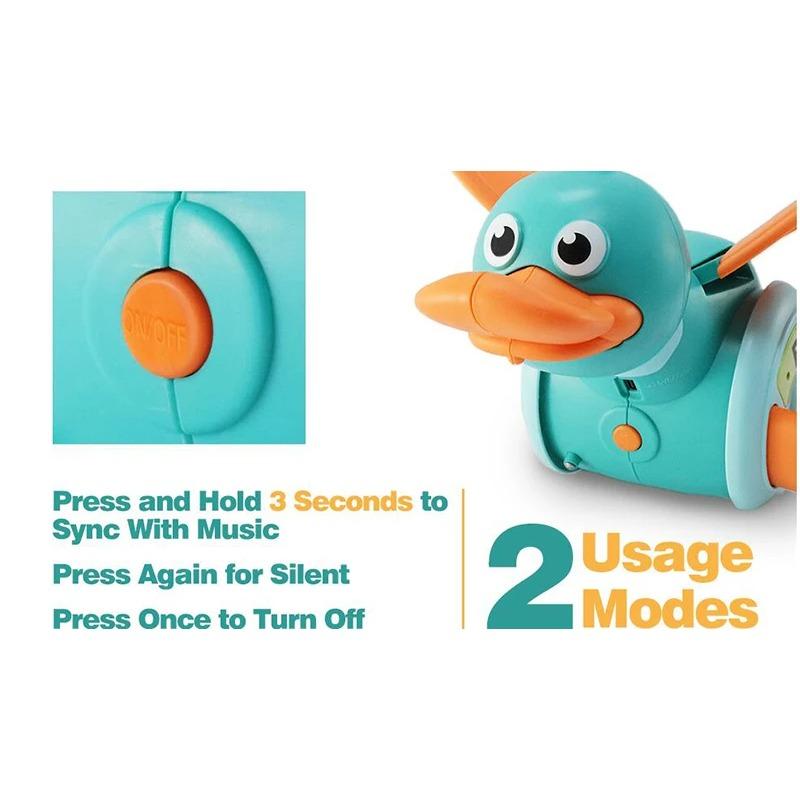 Baby Musical Duck Toys Dancing Walking Duck with Music Lights Baby Toy Crawling Toys Learning Toys for Toddler for Boys Girls