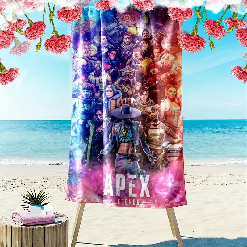 Apex Legends Print Beach Towel, Large Soft Quick Dry Towel for Beach Camping Swimming