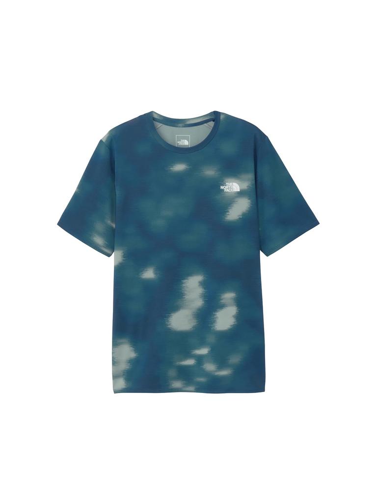 The North Face GTD Melange Crew Short Sleeve Velocity Size XL Men's T-Shirt, Blue,