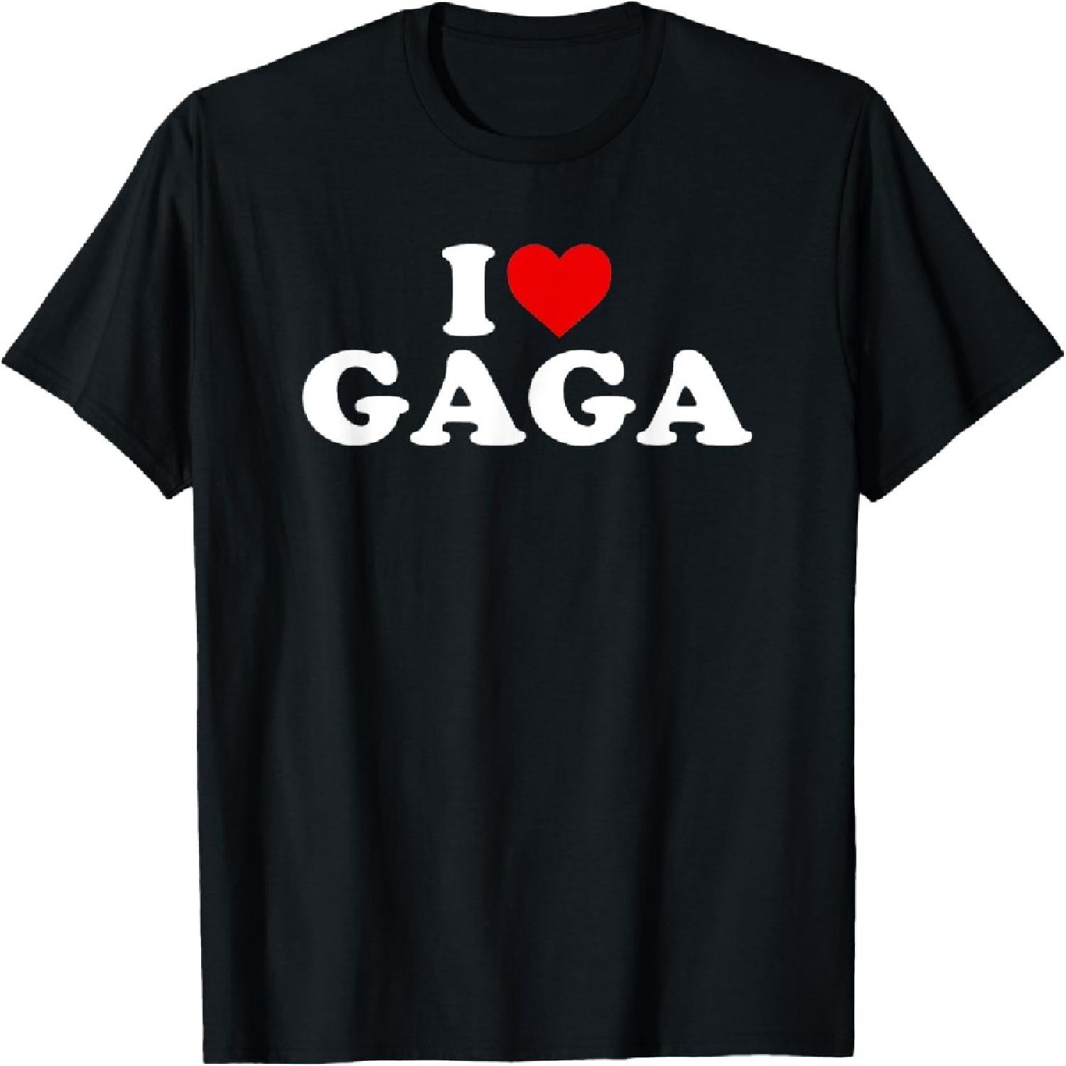 

I Love Gaga T-Shirt XXXXXL чорний