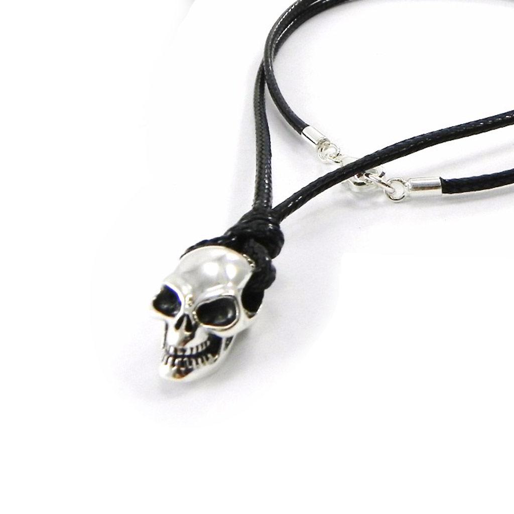 Les Trésors De Lily [I5385] - Silver 'Skull' Necklace