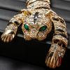 Retro Luxury Tiger Shawl Brooch