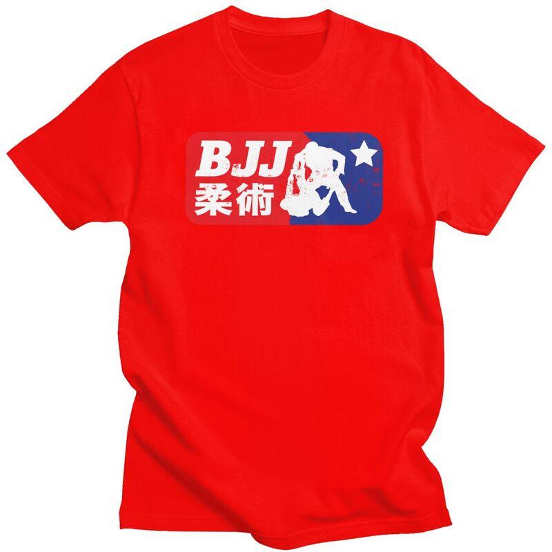 

Индивидуальная Крутая Ретро Футболка для Бразильского Джиу-Джитсу BJJ Мужская 100% Хлопок Футболка Повседневные Футболки Уличная Одежда Футболка S
