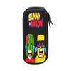 Large Pen Box Sunny and Melon School Supplies Double Layer Pen Case Women Make Up Bag Birthday Gift