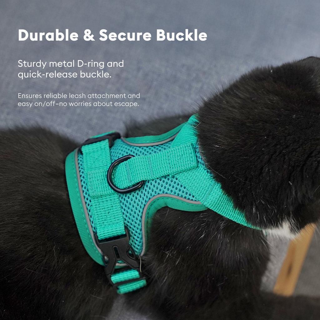 Luxury & Lovely Reflective Dog Accessories Soft Adjustable Harness Vest with Durable Leash for Dogs