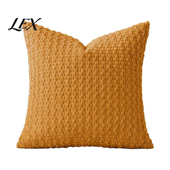 Unique Texture Cushion Cover Solid Color Bubble Pillow Cover, Soft Breathable Throw Case, Modern Minimalist Home Bedroom Pillowcase Decor, Farmhouse