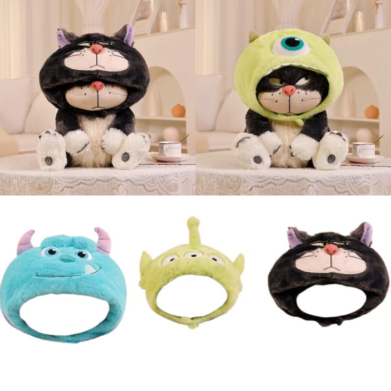 Cute Cartoon Three-eyed Plush Hat For Girls, Winter Warmth And Photo Prop