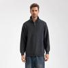 Men's Half-Zip Loose Knit Sweater – Autumn/Winter American Casual Style