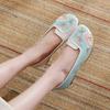 [Dieyi] 2024 new Chinese style cloth shoes cheongsam temperament single shoes old Beijing retro embroidered shoes ancient shoes