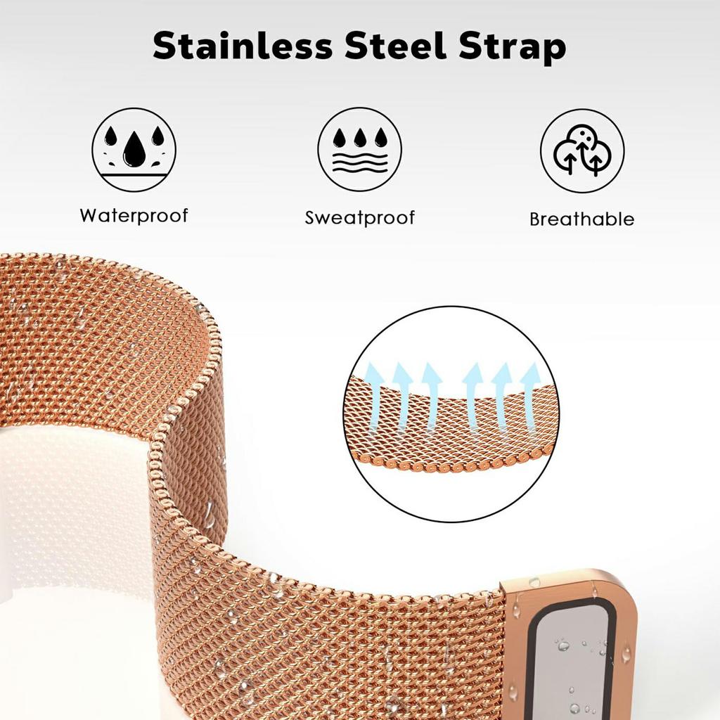 Colored Metal Strap for Apple Watch Series 10 9 8 7 SE 6 5 4 3 2 1 42mm 41mm 40mm 38mm Magnetic Closure Milanese Watch Band