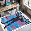 Jujutsu Kaisen Pattern Rug, Indoor/Outdoor Mat, for Picnic, Gameroom, Bedroom, Office, Living Room, Home Decor Carpet, Birthday Gift