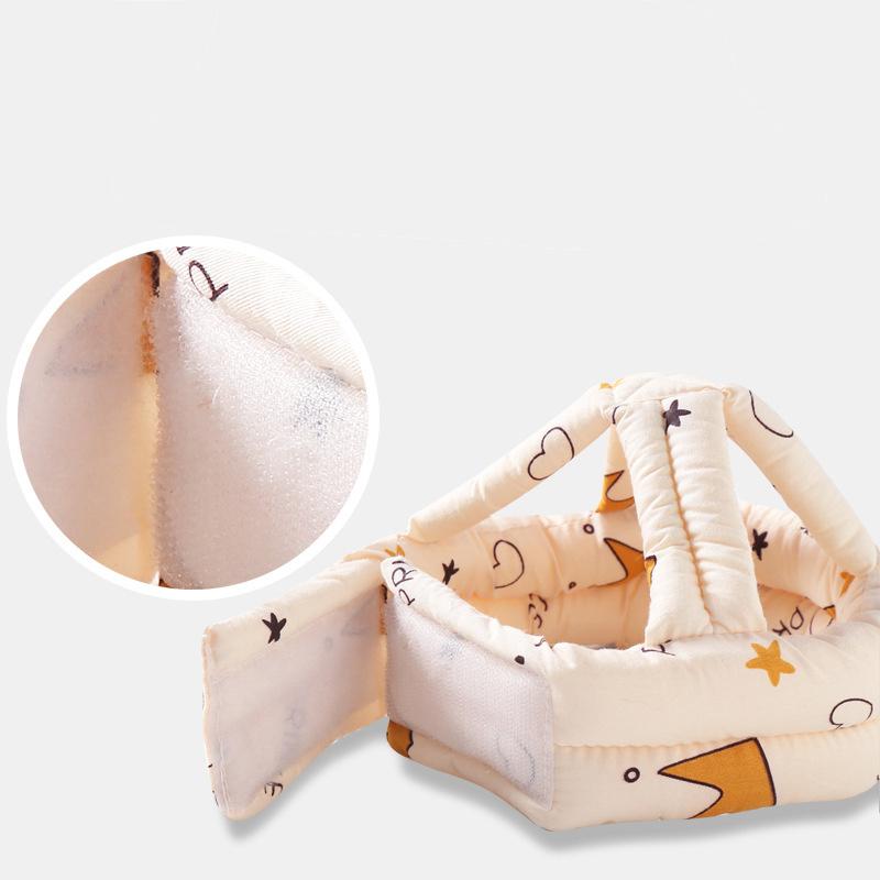 Kojenec Batole Dětská Kreslená bezpečnostní přilba Dětská ochranná přilba Čepice pro učení Chůze Plazení Děti Ochranná pokrývka hlavy