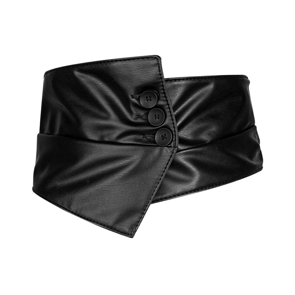 Fashion Wide Girdle Goth Retro Cummerbund Casual Waistband Strap  For Women Lady Girl Bridal