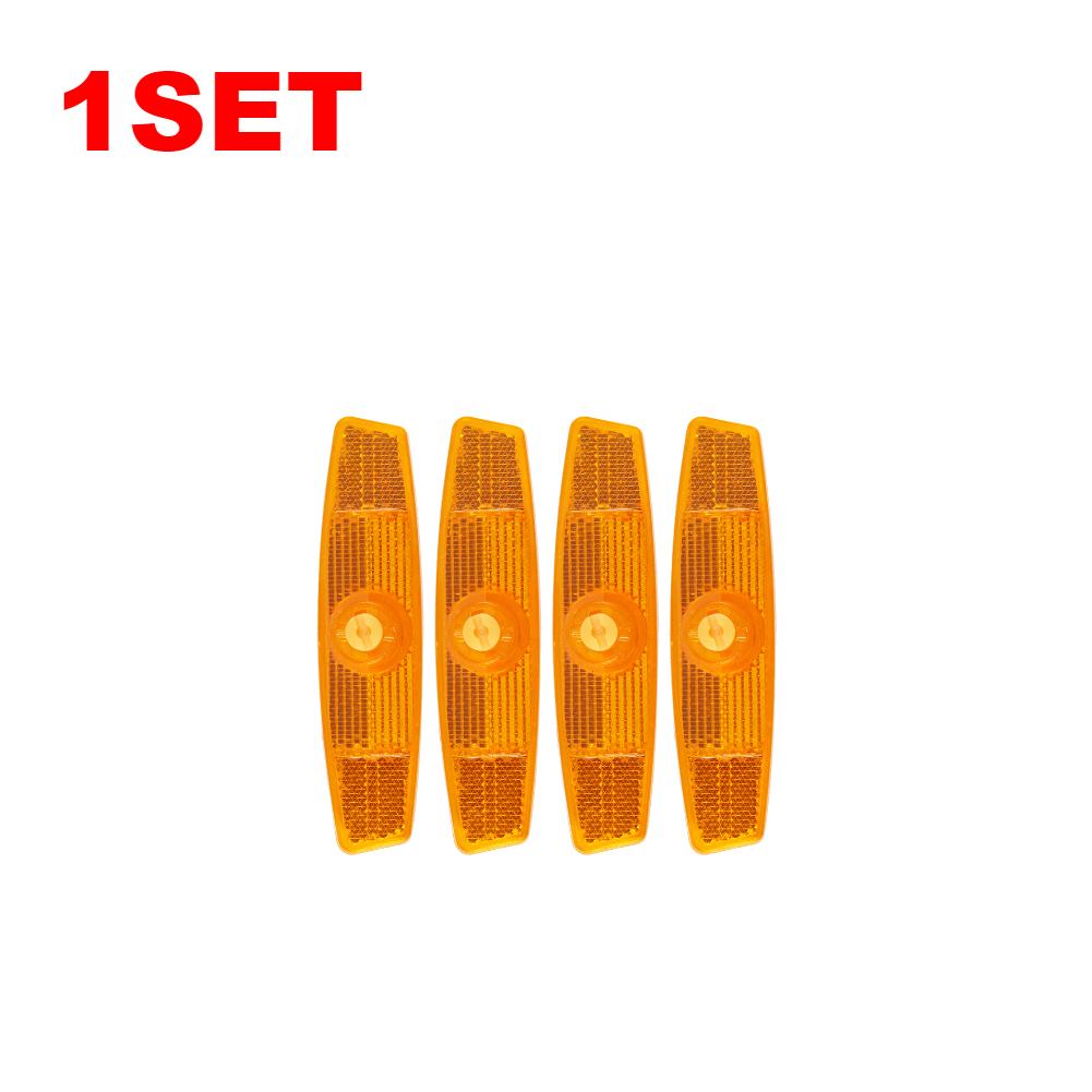 4PCS/Set Bike Spoke Reflectors Bikes Safety Reflector Lights Bicycle Wheel Safety Warning Spoke Reflective Clips Bike Accessory