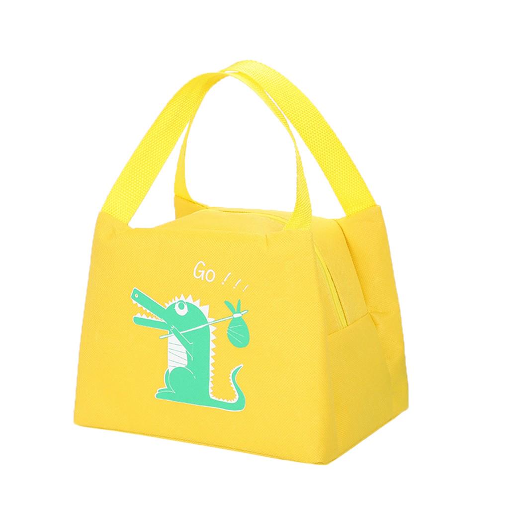 Insulated Picnic Cartoon Carry Case Thermal Portable Cold Lunch Bag Bento Bag