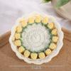 Creative Crochet Round Coasters Handmade Reusable Insulation Pads INS Style Hand-knitted Sunflower Cup Pad Desktop Decoration