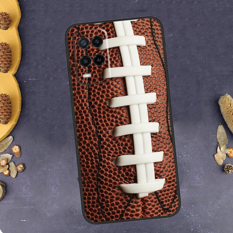 American Football Phone Case For Oppo A40 A60 A80 A78 A98 A18 A38 A58 A74 A94 A54 A16 A76 A96 A15 A17 A77 A57S