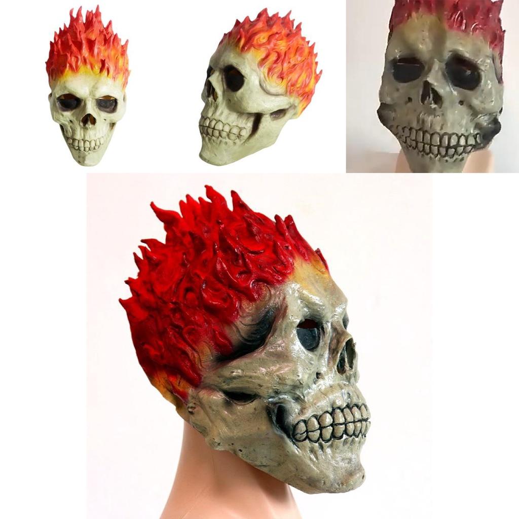 Halloween Face Paint Ghost Rider Mask Skull Car God Mask Soul War Car Mask