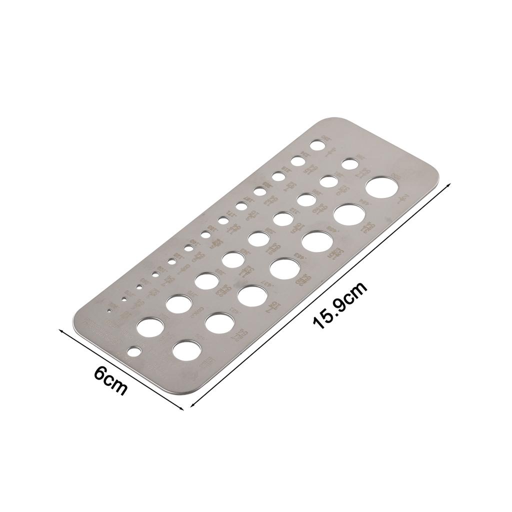 Measurement Gauge Measuring Tool Versatile Compatibility Size Identification Tool Versatile Drilling Tool For DIY