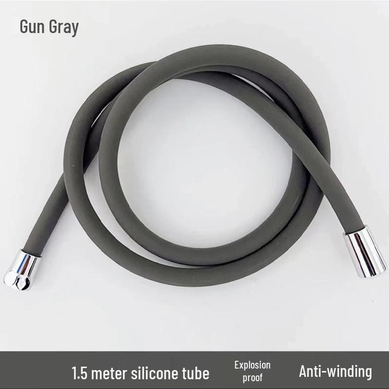 Explosion-Proof PVC Shower Hose, Encrypted, Thickened, 4-Point Hot Water Inlet.