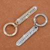 Rhinestone Car Keychain with Anti-Lost Number Plate – Stylish Key Pendant for Men and Women