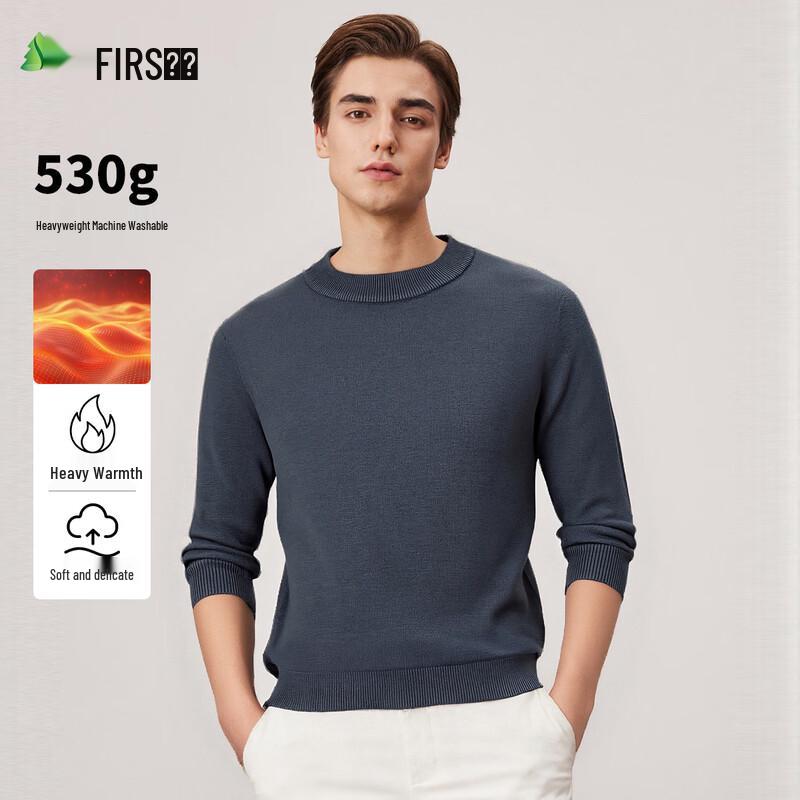 

Shanshan Men s Heavyweight Machine Washable Knit Sweater 3XL