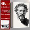 Thickened Art Sketch Paper: 8K for Art Students, 4K Gouache, 16K Watercolor, 4K Drawing Book, Sketchbook.