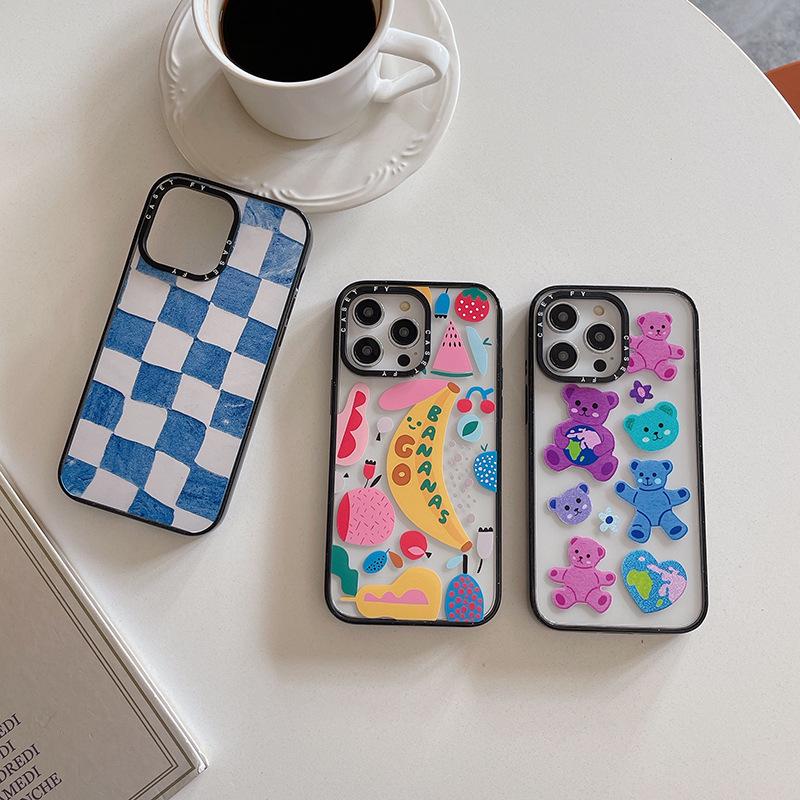 

Enhanced Blue Checkered Case for iPhone 16 Pro Max, 15/14 Plus, 13/12 iPhone 12 Pro Max