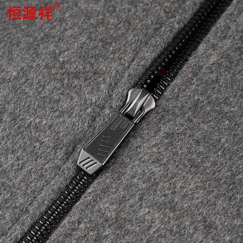 Hengyuanxiang Men's Double-Sided Wool Blend Short Coat