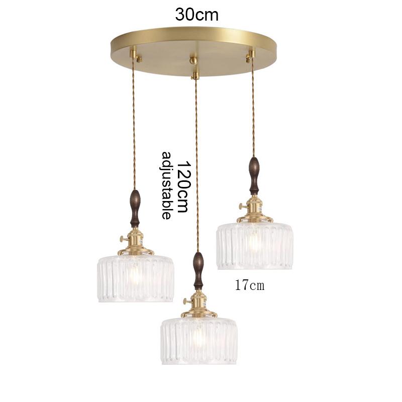 Vintage Creative Glass Metal Pendant Lights Fixture Retro Loft Style Bar Restaurant Kitchen Room Indoor Hanging Lamp Luminaire
