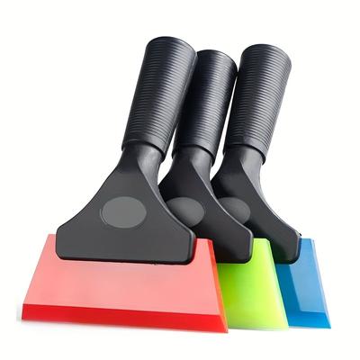2pcs Winter New Car Snow Shovel Multi-function Mini De-icing Defrosting Shovel Silicone Anti-slip
