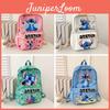 Zaino Cartoon di Stitch per Bambini con Nylon Traspirante e Spallacci Ammortizzati a Nuvola