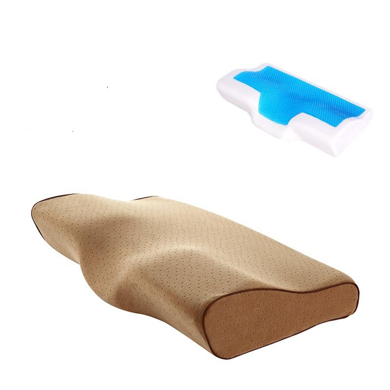 Pillow Gel Memory Pillow Slow Rebound Memory Cotton Butterfly Wave Pillow Core Gel Pillow