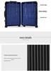 German Aluminum-Magnesium Alloy Suitcase: 20" Carry-On with Universal Wheels for Business Travelers.