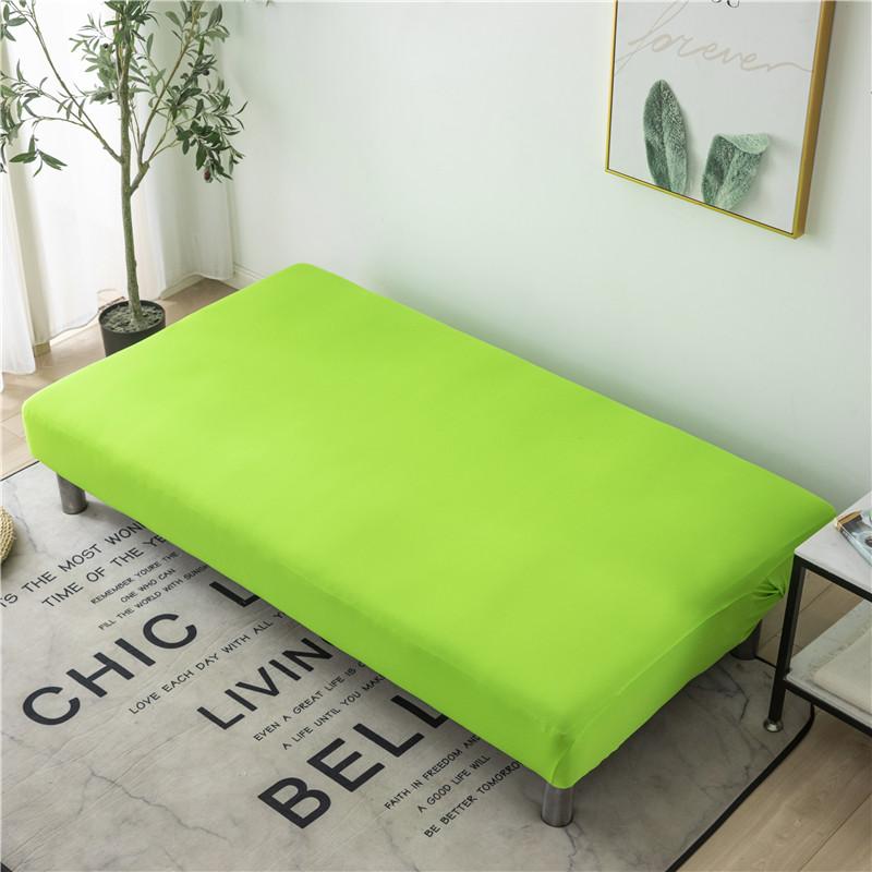 Solid Color Sofa Bed Cover All-inclusive Folding Sofa Covers for Living Roon Tight Wrap Couch Cover Without Armrest Funda Sofa