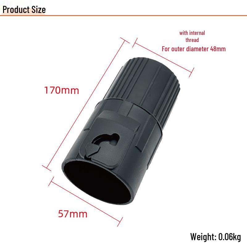 Jinghua Jiajie Vacuum Cleaner Dustbin Conversion Joint – Universal 40mm Soft Hose