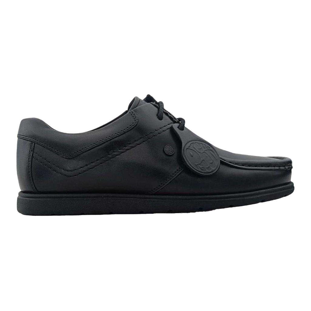 Pretty Green Mens Leather Work Flat Shoes