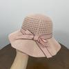 UV Protection Panama Hat Bowknot Fishermen Cap New Visor Hat  Summer