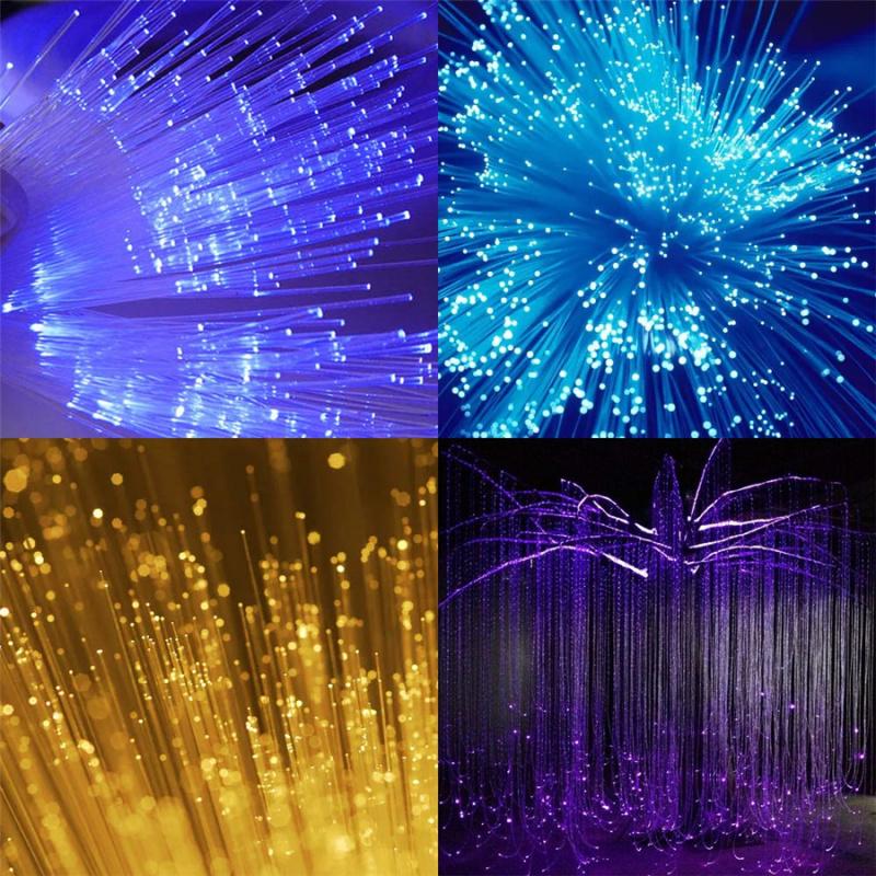 6W Car Rgb Star Light Engine 100 Pcs 2M*0.75Mm Fiber Optic Cable +28 Key Remote