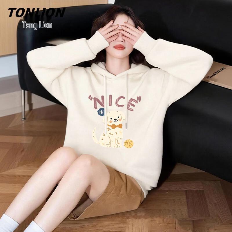 TonLion Women s Hooded Sweatshirt XL