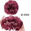 MISS WIG Straight Donut Chignon Hairpieces Synthetic Ombre Elastic Chignon Fluffy Messy Scrunchies Hair Bun for Women