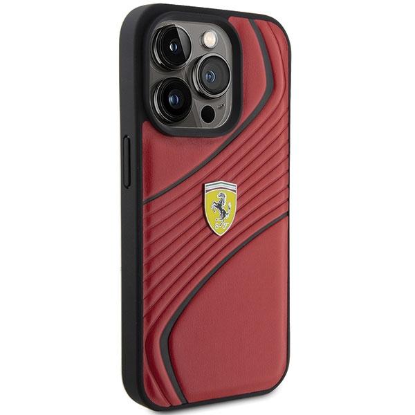Ferrari FEHCP15LPTWR iPhone 15 Pro 6.1" red hardcase Twist Metal Logo