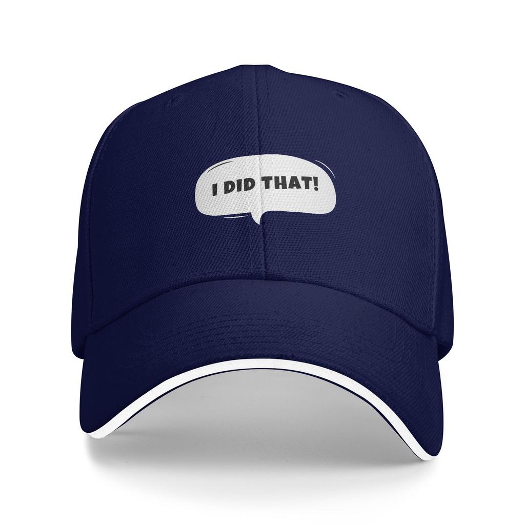 I Did That Sun Baseball Cap Summer Classic Trucker Hat For Unisex Unisex Hiking Fishing Snapback Cap